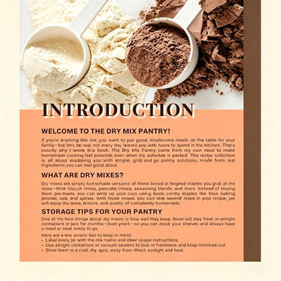 The Dry Mix Pantry Cookbook | Easy Homemade Mixes for Every Kitchen