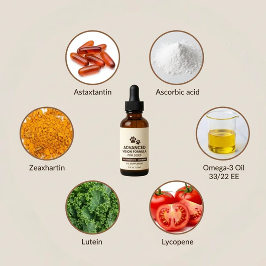 Dog Vision Supplement Drops